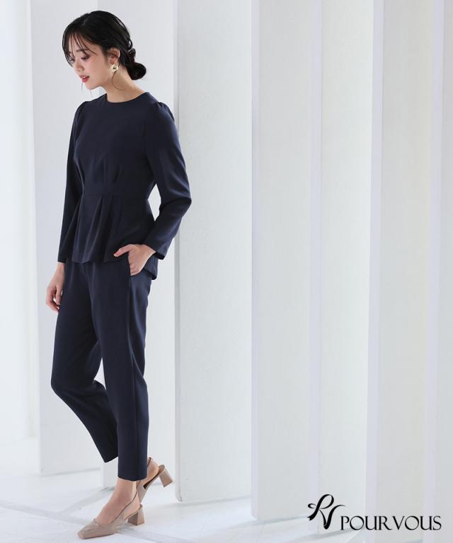 パンツドレス パンツスーツ セットアップ パンツ セレモニースーツ フォーマルドレス 大きいサイズ お呼ばれ 体型カバー パーティードレス 結婚式 上品 30代 20代 40代 春 夏 秋 冬 小柄 ワンピース 顔合わせ 韓国 かわいい 服装 ミセス 即日発送 袖あり 袖付き 袖_7
