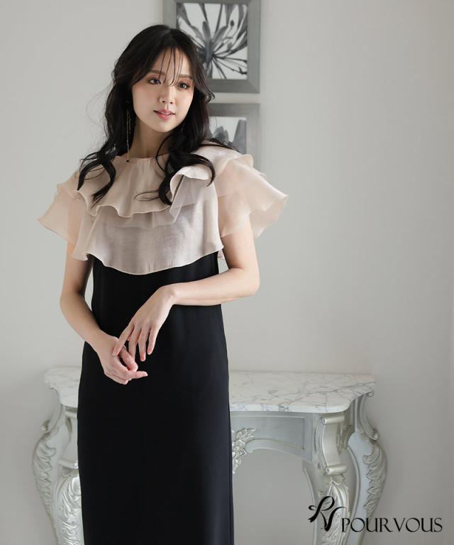 944241378 ワンピース 体型カバー フォーマルドレス 大きいサイズ 結婚