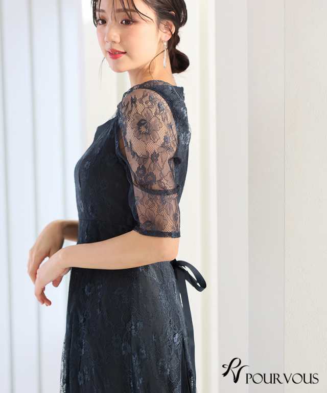 Amazon | [東京ソワール] 公式 パーティドレス 結婚式 ワンピース ドレス 20代 30代 ロング シフォン リボン 袖あり 体型カバー  レディース お呼ばれ 成人式 二次会 演奏会 謝恩会 同窓会 女子会 パーティー 食事会 親族 (ピンク4501901-21-09) | 