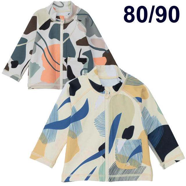 メール便送料無料 キッズ ベビー ラッシュガード 長袖 SS 春夏 新作 春新作 夏新作 人気 流行 定番 2024 HB82426r 水着 ロングスリーブプリントフルジップ スイムウェア 日よけ 子供用 ベイビー 赤ちゃん プール 水泳 海水浴 川遊び 水遊び UVカット 紫外線対策 羽織りの通販は 5,544円