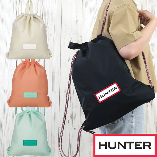 メール便送料無料 トートバッグ バックパック メンズ レディース SS 春夏 新作 春新作 夏新作 ハンター HUNTER 2026 RBO WHW GGW WLG TRAVEL DRAWSTRING BACKPACK TOTE UBP3931NRS WAY BAG トラベル ドローストリング ２WAY リュック ナイロン バッグ シンプル 軽量 水色 鞄 6,864円