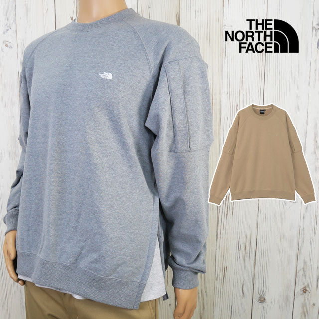 送料無料 トレーナー 長袖 メンズ レディース FW 秋冬 新作 秋新作 冬新作 人気 流行 定番 2024 NTM62410 ザ・ノース・フェイス トップス CRスウェットクルー 赤ちゃん 抱っこ アパレル ウェア 食品防汚 抗菌防臭 消臭 アウトドア ミックスグレー ケルプタン 服