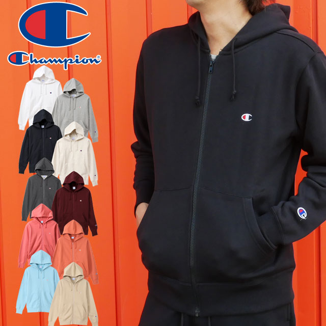 送料無料 メンズ 長袖 チャンピオン Champion C3 Q103 アパレル ジップスウェットパーカー ジップパーカー ベーシックフード ジップアッの通販はau Pay マーケット シューマートワールド