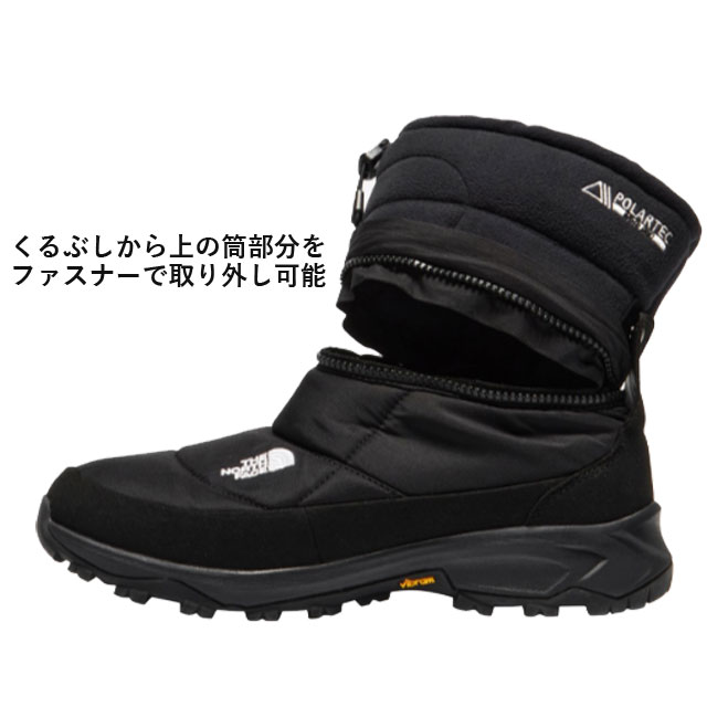 送料無料 ブーティ メンズ レディース FW 冬新作 人気 流行 定番 2025 ザ・ノース・フェイス THE NORTH FACE 2WAY NF52478 スノーブーツ 防水 デタッチャブル ヌプシ ポーラテック 撥水 クロッグ 保温 ウインターブーツ 防寒 防風 TNFブラック 黒 冬底 冬靴の通販は