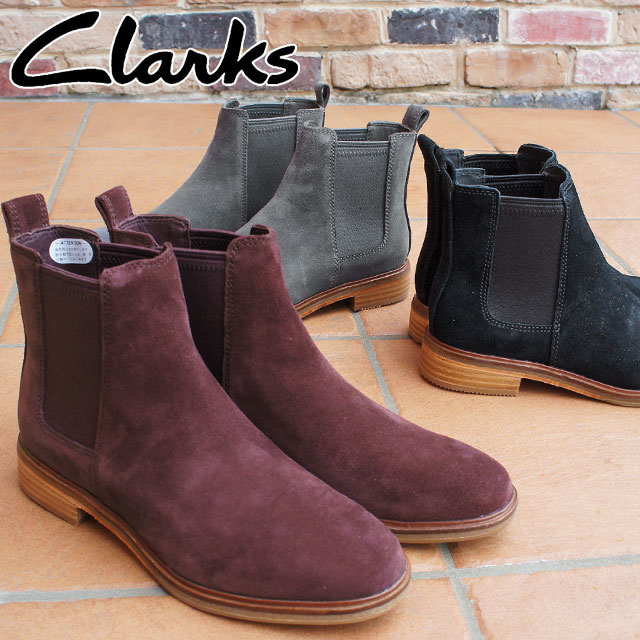 送料無料 レディース 婦人 ガールズ 女子 サイドゴアブーツ ショートブーツ クラークス Clarks 332g 本革 スエードの通販はau Pay マーケット シューマートワールド