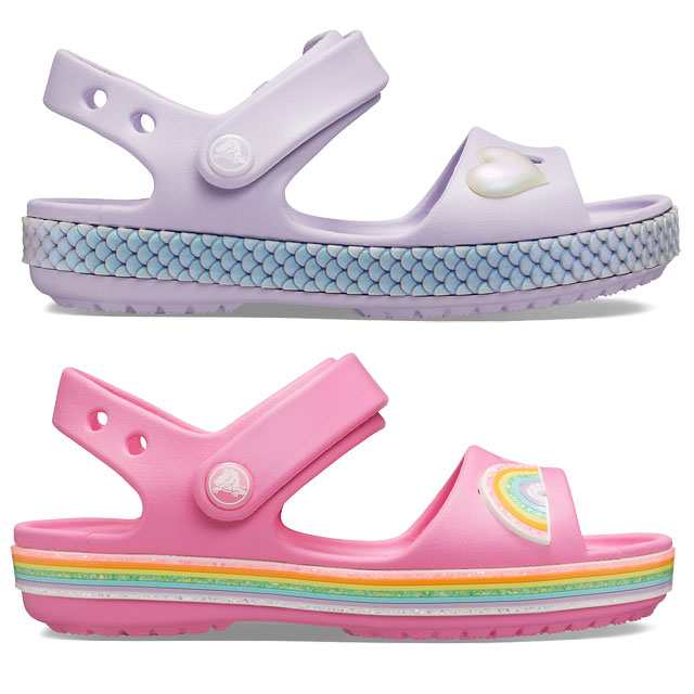 キッズ ジュニア 女の子 サンダル スポーツサンダル クロックス Crocs Ps 6145 子供靴 クロックバンド イマジネーションサンダル カジの通販はau Pay マーケット シューマートワールド