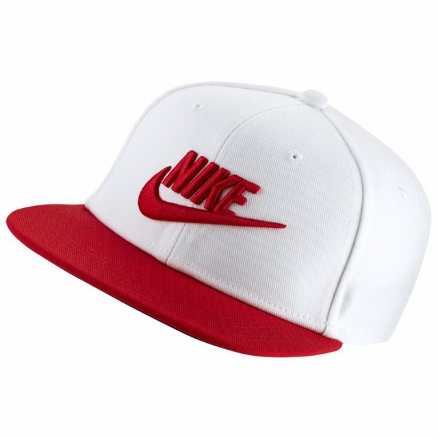 キッズ ジュニア 男の子 女の子 キャップ 帽子 ナイキ Nike Av8015 104 Cap フューチュラ プロ スナップバック 白 赤 ホワイト レッドの通販はau Pay マーケット シューマートワールド