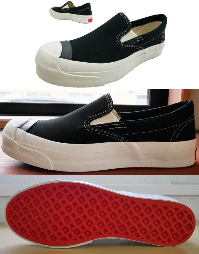 送料無料 メンズ レディース ユニセックス スニーカー スリッポン ローカット トースト フット＆アイ ギア toast foot & eye gear soy ro ソイ カジュアルシューズ メイドインジャパン 日本製 靴 ブラック 黒 の通販は