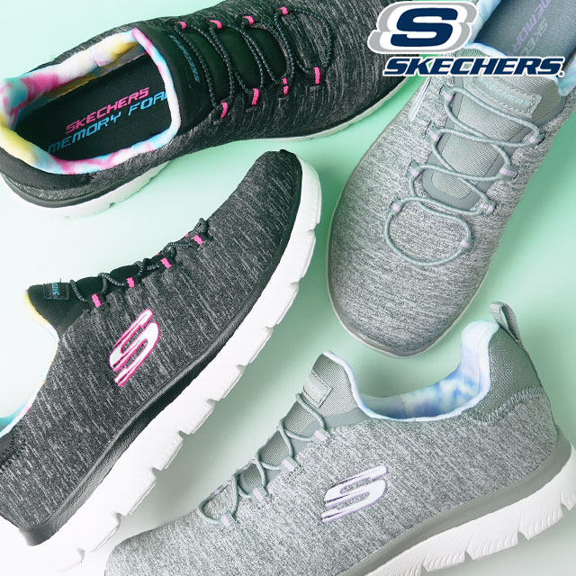 送料無料 レディース スニーカー スリッポン ローカット 人気 流行 Skechers 1493 スケッチャーズ サミッツ レインボースワール 靴 ブの通販はau Pay マーケット シューマートワールド