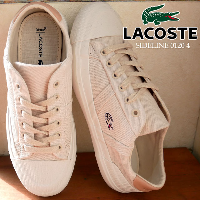 送料無料 レディース スニーカー ローカット 人気 流行 Lacoste Wn8 Cf ラコステ サイドライン カジュアルシューズ キャンバススニの通販はau Pay マーケット シューマートワールド