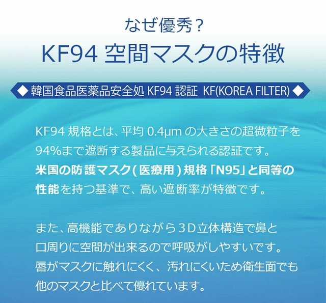 メンズ レディース マスク 人気 流行 Kf94 1枚入り 韓国製 4層式 高機能 使い捨て 使い切り 普通サイズ 白 ホワイト 鼻とくちのの通販はau Pay マーケット シューマートワールド