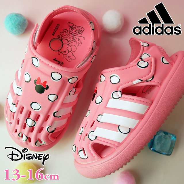 キッズ ベビー 女の子 サンダル 人気 流行 Adidas Disney Fy41 アディダス 子供靴 コラボ ミニーマウス ウォーターサンダル サマーシュの通販はau Pay マーケット シューマートワールド