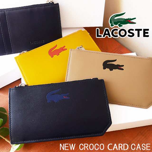 送料無料 メンズ レディース コインケース 人気 流行 Lacoste Nf0313k カードケース フラグメントケース ニュークロコ カードケース ジッの通販はau Pay マーケット シューマートワールド