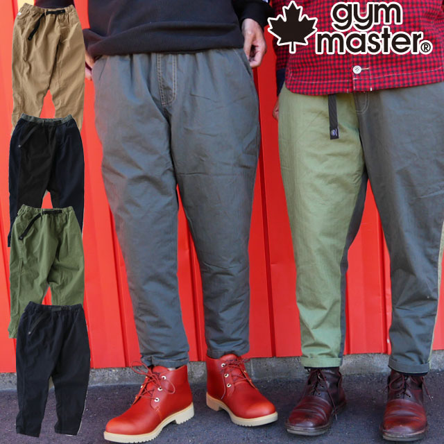 送料無料 メンズ レディース 秋冬 新作 冬新作 FW 2021 パンツ 人気 流行 定番 gymmaster G718645 gymmaster ヘリンボーンウォームアップ テーパード イージー ズボン アシメ カジュアル 防寒 黒 灰 紺 ベージュ カーキ の通販は 7,820円