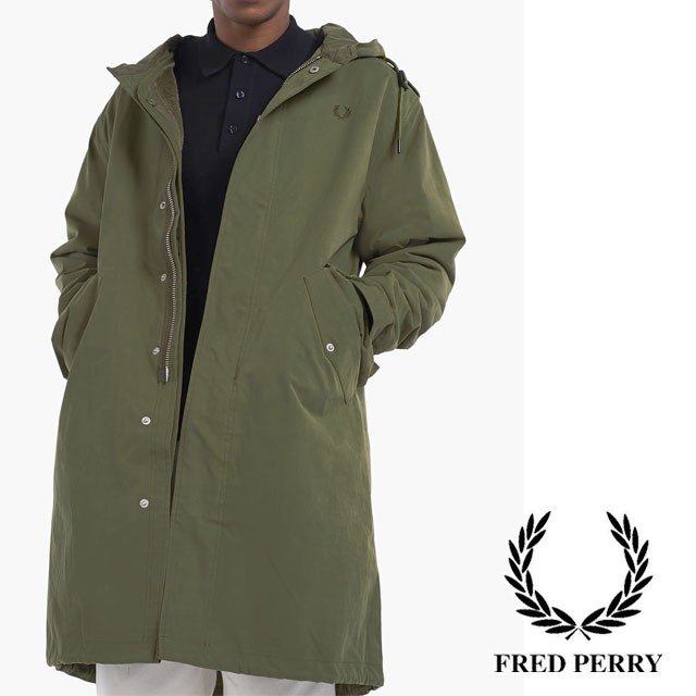 送料無料 メンズ FW 秋冬 新作 冬新作 長袖 人気 流行 定番 2022 2023 FRED PERRY J4583 Q50 コート デタッチャブル ライナー パーカージ