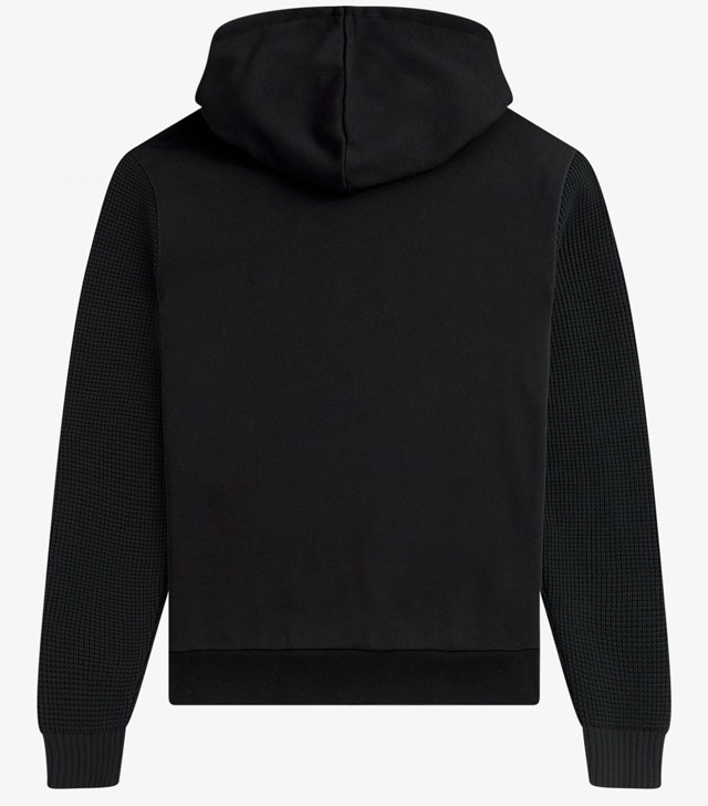 送料無料 メンズ FW 秋冬 新作 冬新作 パーカー 長袖 人気 流行 定番 2022 2023 FRED PERRY M4629 102 ニットパネルフーディー トップス プルオーバー アパレル カジュアル ブラック 黒 服 送料無料 メンズ FW 秋冬 新作 冬新作 パーカー 長袖 人気 流行 定番