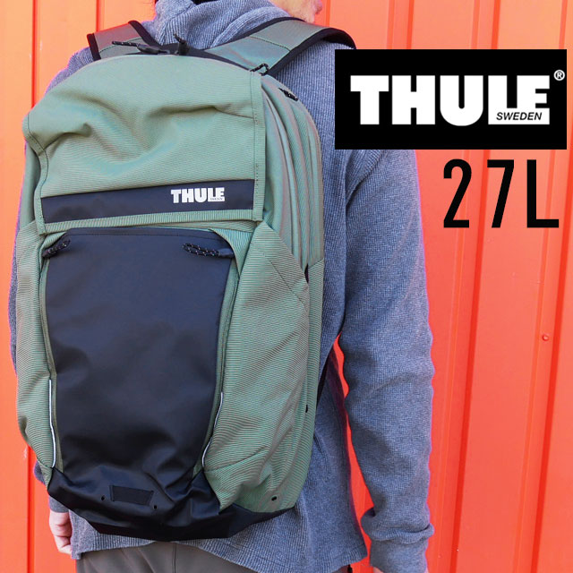 送料無料 メンズ レディース FW 秋冬 新作 冬新作 バックパック リュックサック 人気 流行 定番 2023 THULE 27L 3204732 TPCB127 スーリー バッグ パラマウント コミューター デイパック ロールトップ 自転車 サイクリング ヘルメット収納 レインカバー付き 防水 通勤 通学