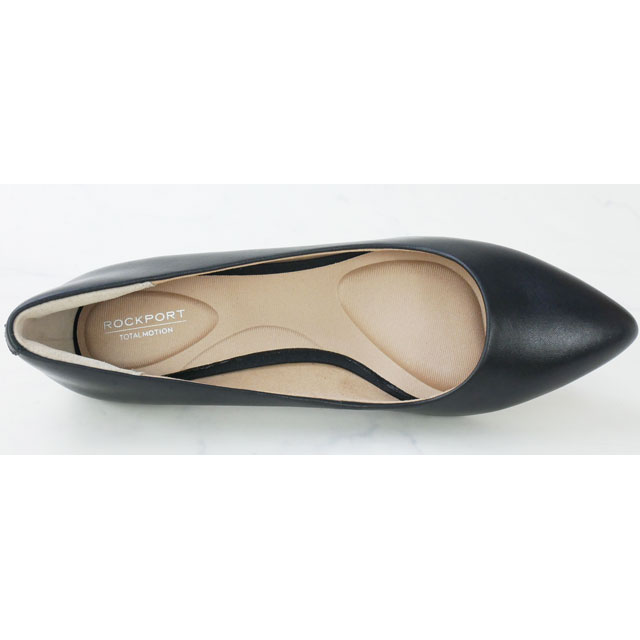 送料無料 レディース SS 春夏 新作 春新作 夏新作 パンプス 人気 流行 定番 2023 ROCKPORT CI9718 CI9985 ロックポート トータルモーション カイリンパンプス ポインテッドトゥ ローヒール ピンヒール レザーパンプス ブラック 黒 クリーム 本革 靴 の通販は
