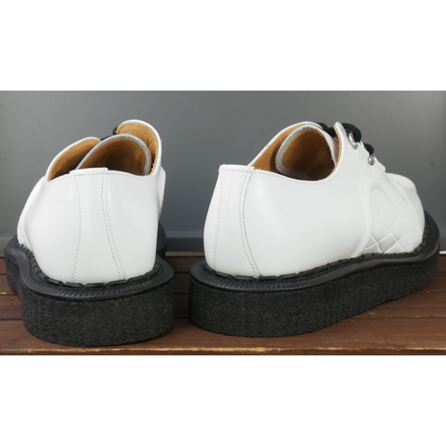 送料無料 メンズ SS 春夏 新作 春新作 夏新作 ジョージコックス 人気 流行 定番 2023 E COX DACE IVC 031 040 030 ラバーソール ダイス 厚底 カジュアルシューズ レザーシューズ ホワイト 白 ブラック 黒 オックスブラッド 本革 靴 メイドインイングランド イギリス製 送料無料 メンズ SS 春夏 新作 春新作 夏新作 ジョージコックス 人気