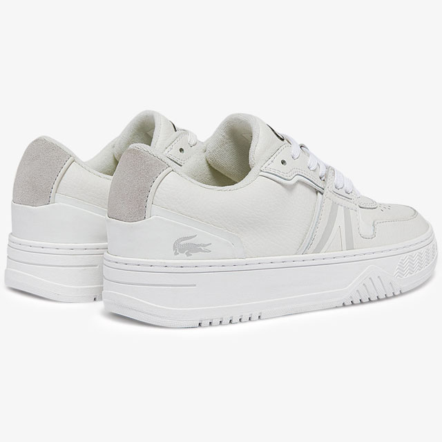 送料無料 スニーカー レディース SS 春夏 新作 春新作 夏新作 人気 流行 定番 2023 LACOSTE L001 0321 1 SFA 65T ラコステ カジュアルシューズ レザースニーカー ホワイト/オフホワイト 白 靴_2