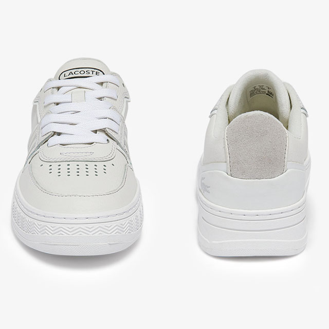 送料無料 スニーカー レディース SS 春夏 新作 春新作 夏新作 人気 流行 定番 2023 LACOSTE L001 0321 1 SFA 65T ラコステ カジュアルシューズ レザースニーカー ホワイト/オフホワイト 白 靴_3