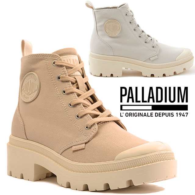 送料無料 スニーカー ハイカット レディース SS 春夏 新作 春新作 夏新作 人気 流行 定番 2023 PALLADIUM 96907 055 662 パラディウム パラベース ツイル カジュアルシューズ ムーンストラック ヌードダスト サイドジッパー 靴