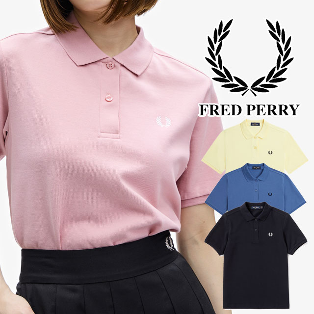 メール便送料無料 ベーシック ポロシャツ 半袖 レディース SS 春夏 新作 春新作 夏新作 人気 流行 定番 2023 FRED PERRY G6000 フレッドペリー トップス 襟付き ウェア 月桂樹 ローレル ロゴ刺繍 シンプル キレイめ カジュアル スポーティー シンプル 定番 アパレル 軽量