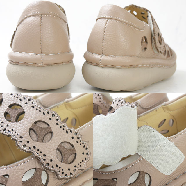 送料無料 ストラップパンプス レディース SS 春夏 新作 春新作 夏新作 人気 流行 定番 2023 Estacion TGE500 エスタシオン 靴 パンチングデザイン メリージェーン ベルクロ カジュアルシューズ コンフォートシューズ オーク アイボリー ダークオーク ブルー 本革 送料無料 ストラップパンプス レディース SS 春夏 新作 春新作 夏新作