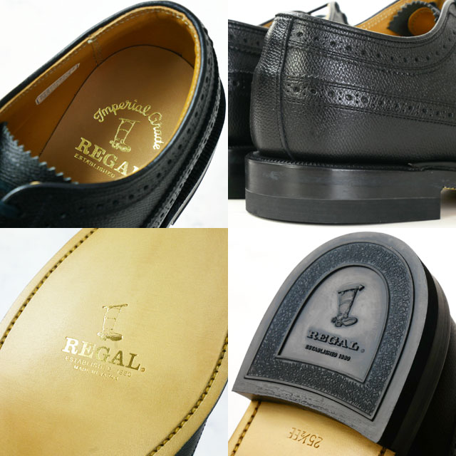 送料無料 ウィングチップ ビジネスシューズ フォーマル メンズ SS 春夏 新作 春新作 夏新作 人気 流行 定番 2023 REGAL 27cm 27.5cm 2235NA リーガル 大きいサイズ ビッグサイズ 紳士靴 革靴 ドレスシューズ 本革 ブラック 黒 ブラウン メイドインジャパン 日本製