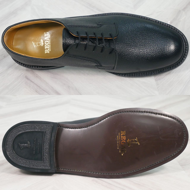 送料無料 ビジネスシューズ フォーマル メンズ FW 秋冬 新作 秋新作 冬新作 人気 流行 定番 2023 REGAL 27cm 27.5cm 28cm 2509N EB リーガル 大きいサイズ ビッグサイズ 紳士靴 革靴 ワイズ2E プレーントウ ドレスシューズ ブラック 黒 本革 メイドインジャパン 日本製