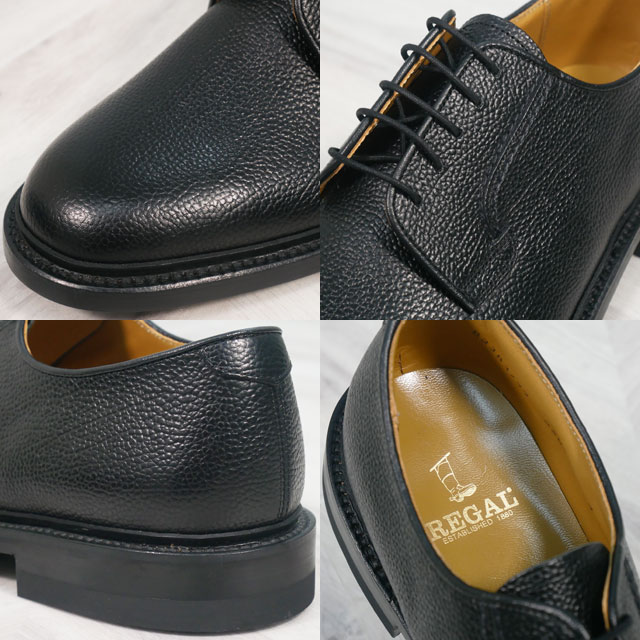 送料無料 ビジネスシューズ フォーマル メンズ FW 秋冬 新作 秋新作 冬新作 人気 流行 定番 2023 REGAL 27cm 27.5cm 28cm 2509N EB リーガル 大きいサイズ ビッグサイズ 紳士靴 革靴 ワイズ2E プレーントウ ドレスシューズ ブラック 黒 本革 メイドインジャパン 日本製