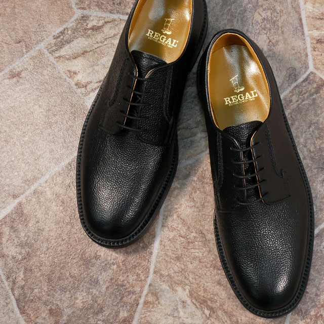送料無料 ビジネスシューズ フォーマル メンズ FW 秋冬 新作 秋新作 冬新作 人気 流行 定番 2023 REGAL 27cm 27.5cm 28cm 2509N EB リーガル 大きいサイズ ビッグサイズ 紳士靴 革靴 ワイズ2E プレーントウ ドレスシューズ ブラック 黒 本革 メイドインジャパン 日本製