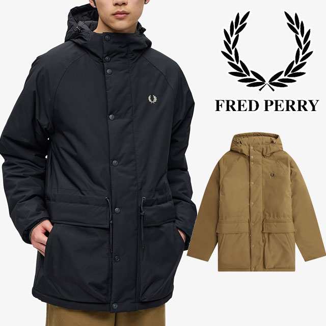 送料無料 長袖 メンズ FW 秋冬 新作 秋新作 冬新作 人気 流行 定番 2023 FRED PERRY J6516 フレッドペリー アウター パデッド ジップスル