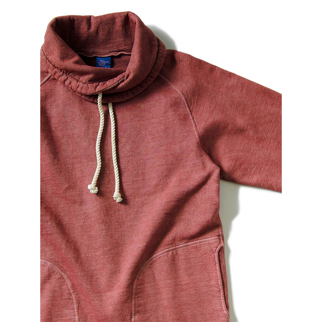 送料無料 トレーナー 長袖 メンズ レディース FW 秋冬 新作 秋新作 冬新作 人気 流行 定番 2023 Good On GOBW1305 グッドオン スウェット ロールネック スエット トップス ハイネック タートルネック カットソー コットン 裏起毛 ウェア アパレル 服 日本製 赤