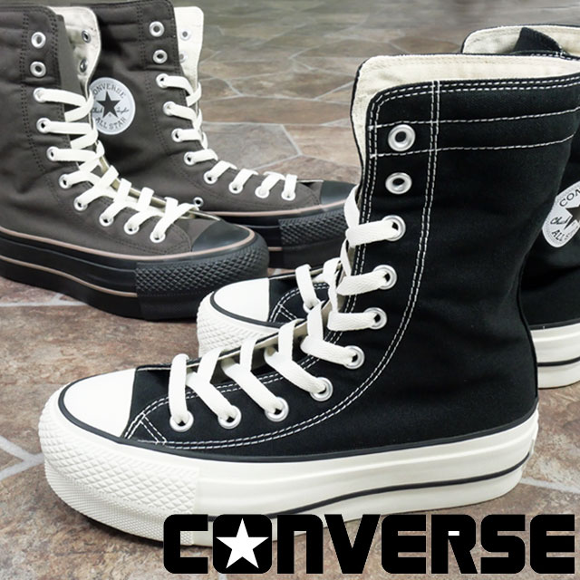 送料無料 スニーカー ニーハイ ハイカット メンズ レディース FW 秋冬 新作 秋新作 冬新作 人気 流行 定番 2023 31310210 31310211 オールスター（R） 厚底 リフテッド チャンキーソール カジュアルシューズ ブラック 黒 ブラウン/ブラック 靴 送料無料 スニーカー ニーハイ ハイカット メンズ レディース FW 秋冬