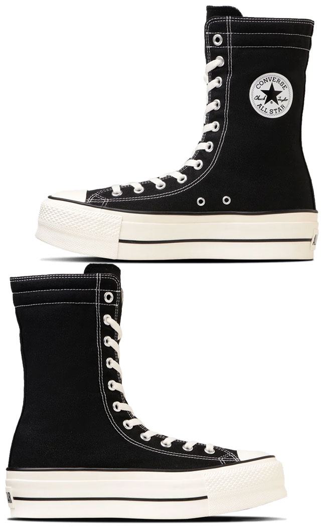 送料無料 スニーカー ニーハイ ハイカット メンズ レディース FW 秋冬 新作 秋新作 冬新作 人気 流行 定番 2023 31310210 31310211 オールスター（R） 厚底 リフテッド チャンキーソール カジュアルシューズ ブラック 黒 ブラウン/ブラック 靴 送料無料 スニーカー ニーハイ ハイカット メンズ レディース FW 秋冬