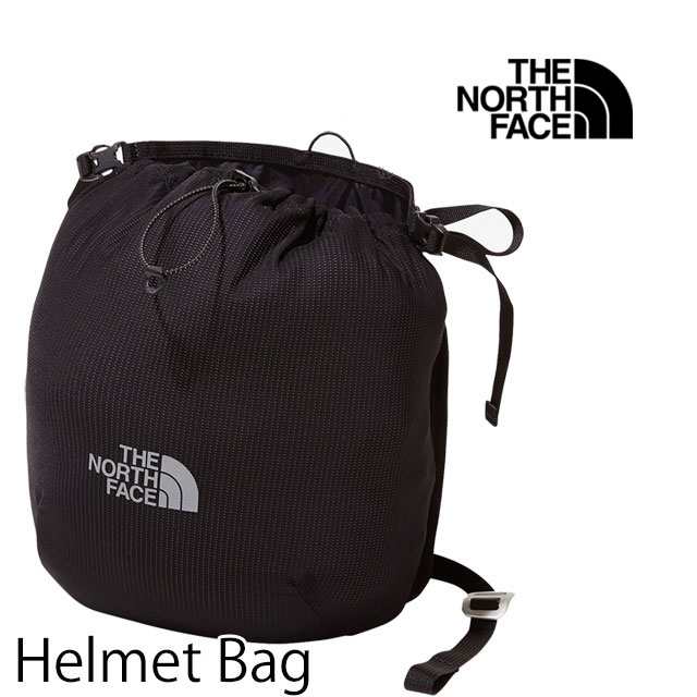 メール便送料無料 ヘルメットバッグ メンズ レディース ザ・ノース・フェイス NM92000 パッカブル仕様 アウトドア コンパクト 登山 自転車 バイク サイクリング スケート 持ち運び 通勤 通学 ブラック 黒evidの通販は