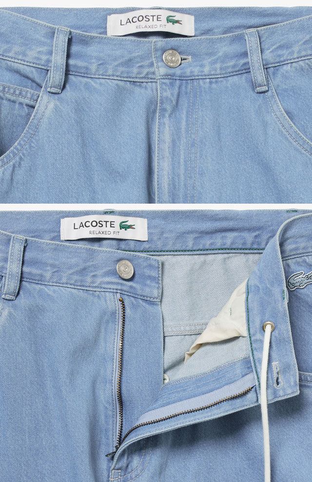 送料無料 長ズボン メンズ SS 春夏 新作 春新作 夏新作 人気 流行 定番 2024 HH002 11.5oz ワイドデニムパンツ ジーンズ ワイドパンツ ボトムス ジーパン ロングパンツ 厚手 カジュアル セットアップ可能 ロゴ ライトブルー インディゴブルー