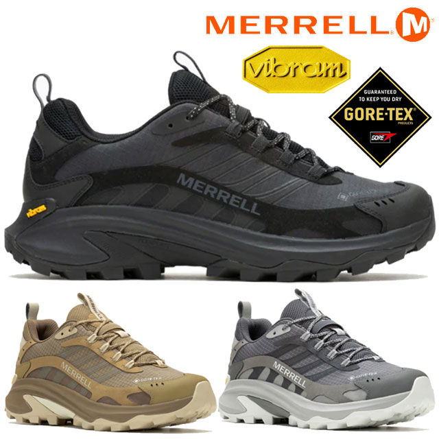 送料無料 トレッキングシューズ ローカット ゴアテックス メンズ SS 春夏 新作 春新作 夏新作 人気 流行 定番 2024 2 J037513 J037517 J037515 メレル モアブ スピード 防水 ハイキングシューズ アウトドア ブラック コヨーテ アスファルト 靴