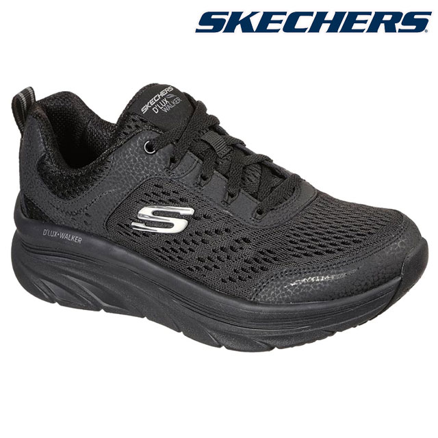 送料無料 スニーカー ローカット レディース SS 春夏 新作 春新作 夏新作 人気 流行 定番 2024 SKECHERS 149023 黒 靴 カジュアルシューズ マシンウォッシャブル D’LUX ウォーカー-インフィニティモーション ブラックの通販は