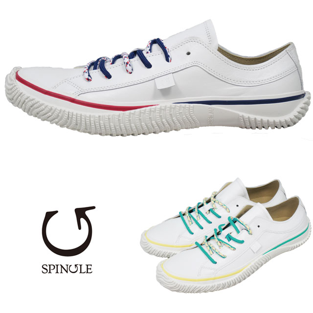 送料無料 スニーカー ローカット メンズ SS 春夏 新作 春新作 夏新作 人気 流行 定番 2024 Liberty SP-1045 スピングル レザースニーカー カジュアルシューズ 日本製 本革 メイドインジャパン カンガルーレザー ホワイト/レッド ホワイト/イエロー 靴