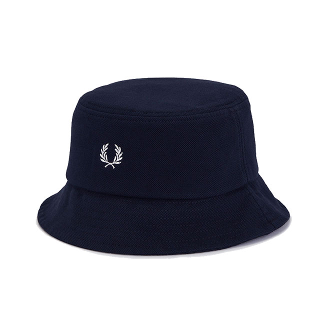 メール便送料無料 メンズ レディース SS 春夏 新作 春新作 夏新作 メンズ レディース SS 春夏 新作 春新作 夏新作 人気 流行 定番 2024 HW6730 ピケ バケットハット バケハ ローレルリース カジュアル ぼうし アパレル 小物 アクセサリー 綿100% 紺