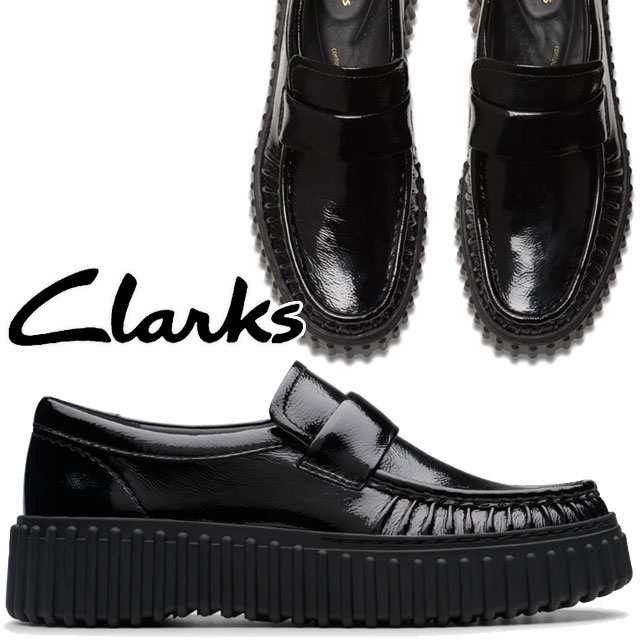 送料無料 レディース FW 秋冬 新作 秋新作 冬新作 パンプス ローファー 人気 流行 定番 2024 Clarks 26179354 厚底 靴 チャンキーヒール