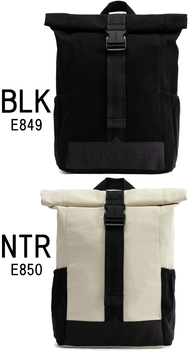 送料無料 ハンター HUNTER 15.24L UBB4012CAA メンズ レディース FW 秋冬 新作 秋新作 冬新作 人気 流行 定番 2024 2025 リュック リファインド スティッチ キャンバスバックパック デイパック かばん 13.5インチノートPC対応 PCスリーブ バック 旅行 ブラック 鞄
