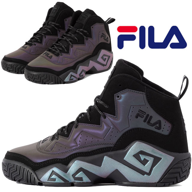 送料無料 スニーカー ハイカット メンズ レディース FW 秋冬 新作 秋新作 冬新作 人気 流行 定番 2024 2025 フィラ FILA MB FILA MFW24020 057 厚底 靴 黒 バスケットボールシューズ バッシュ ブラック/リフレクト ダッドシューズの通販は 15,400円