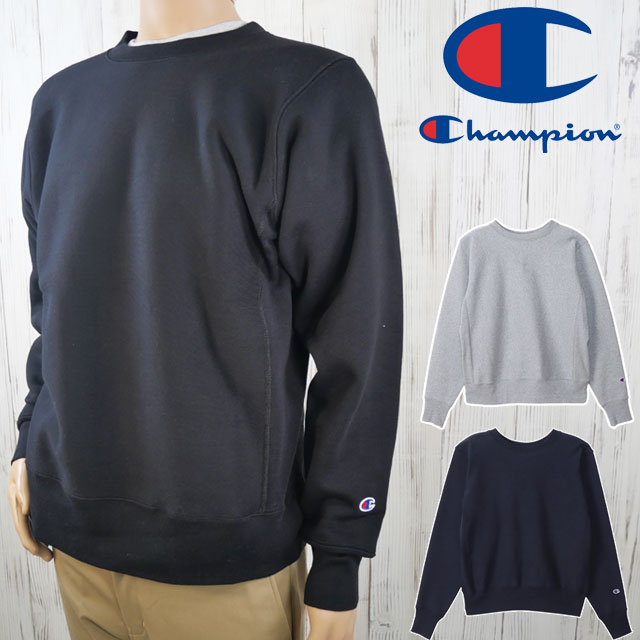 送料無料 トレーナー 長袖 メンズ レディース FW 秋冬 新作 秋新作 冬新作 人気 流行 定番 2025 チャンピオン Champion C5-A001 スウェット リバースウィーブ(R) クルーネックスウェットシャツ 赤タグ トップス プルオーバー ロゴ 裏起毛 服 アパレル 灰 黒 紺 米国製