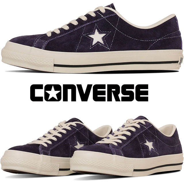送料無料 スニーカー ローカット メンズ SS 春夏 新作 夏新作 秋新作 人気 流行 定番 2025 コンバース CONVERSE J 35200810 ワンスター スエード メイドインジャパン カジュアルシューズ 日本製 パープル 靴
