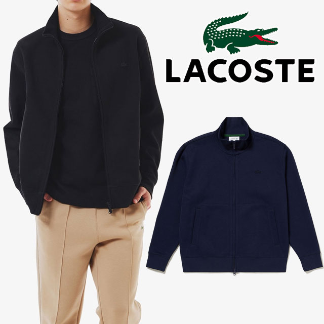 送料無料 長袖 メンズ レディース SS 春夏 新作 夏新作 秋新作 人気 流行 定番 2025 ラコステ LACOSTE SH6417 031 166 トップス 鹿の子ジップニット 前開き ジップアップ 上着 アパレル ハイネック ウエア 羽織り ブラック ネイビー 服の通販は