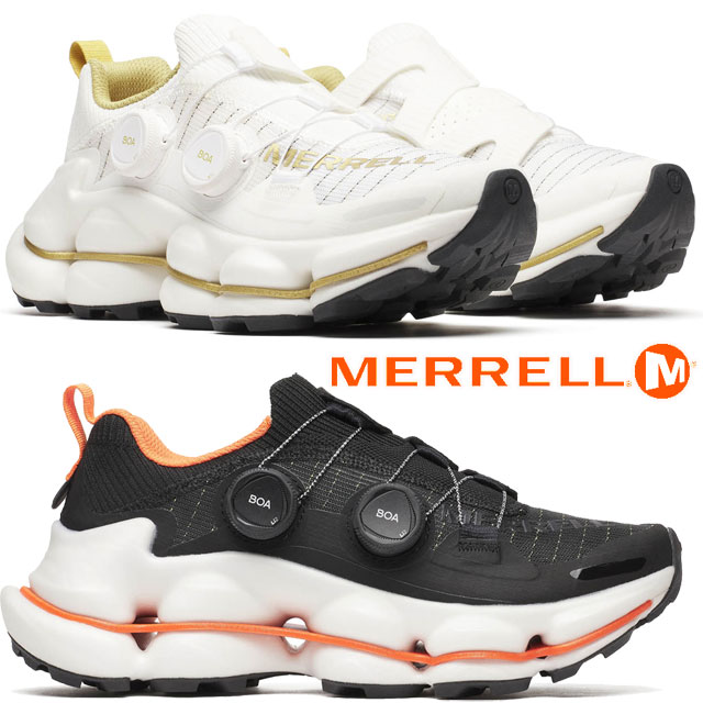 送料無料 スニーカー ローカット メンズ SS 春夏 新作 夏新作 秋新作 人気 流行 定番 2025 メレル MERRELL J038715 J038717 ハイキングシューズ スピード アーク サージ ボア アウトドア レイヴン 黒 ホワイト 白 靴
