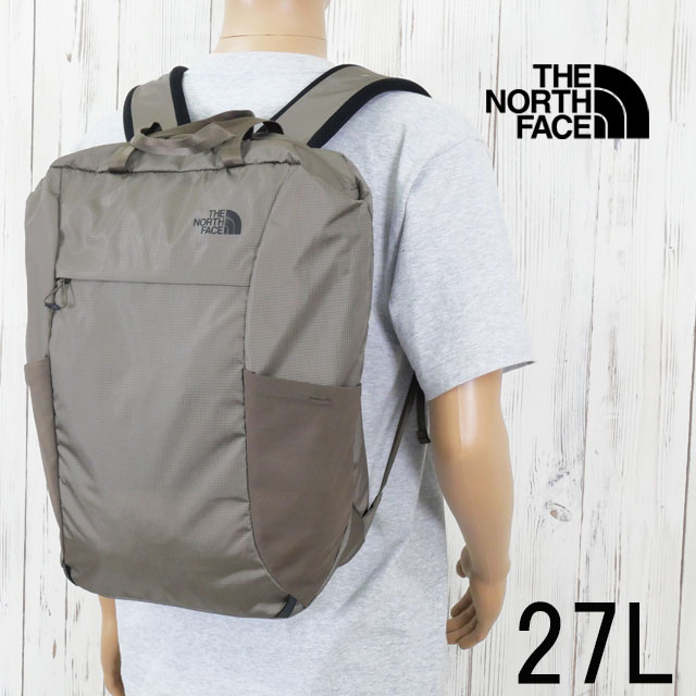 送料無料 バックパック リュックサック メンズ レディース SS 春夏 新作 夏新作 秋新作 人気 流行 定番 2025 ザ・ノース・フェイス NM82456 27L BAG ヘイジートートパック デイバッグ トート 16インチ対応PCスリーブ バック アウトドア 鞄 灰